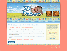 Tablet Screenshot of 3ddreamsultrasound.com